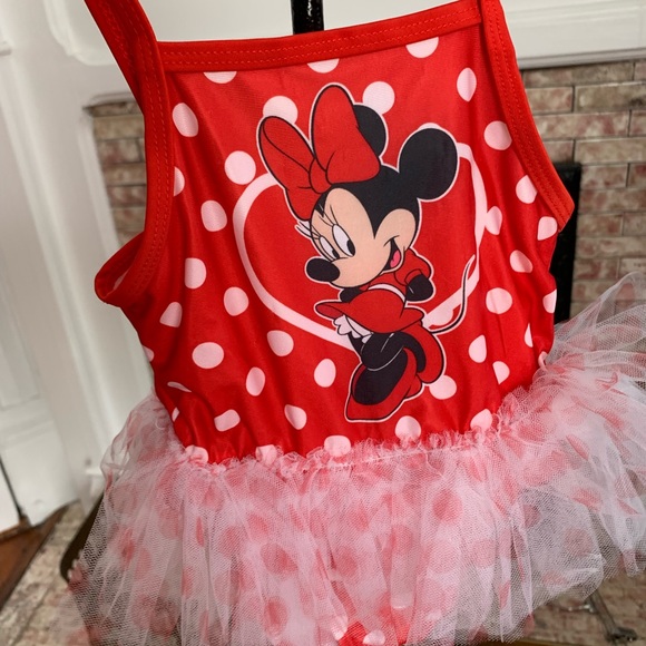 Disney Minnie Mouse Swimsuit 12 months EUC - Picture 3 of 5